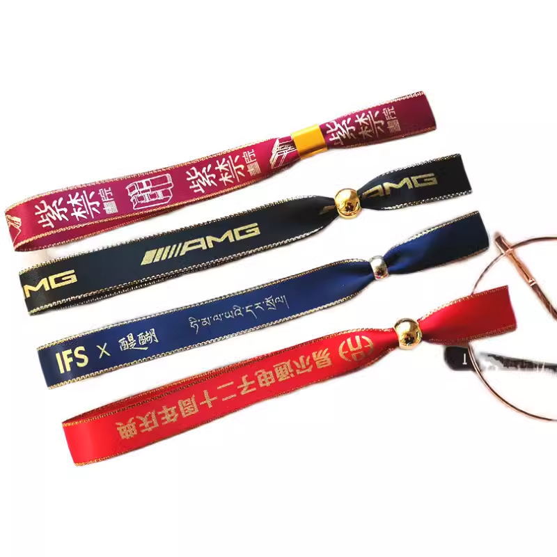 Customization Party Bracelets festival event Wristbands Customized Personalized Colored Wrist Bands for Wedding Lightweight Concert Wrist Straps with 