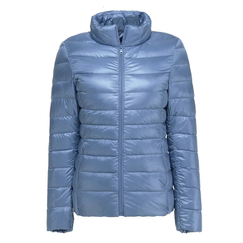 8Xl Women White Coats 4Xl 5Xl Female Ultra Light Duck Down Jackets Autumn Winter Warm Stand Collar Hiking Coat Outwear