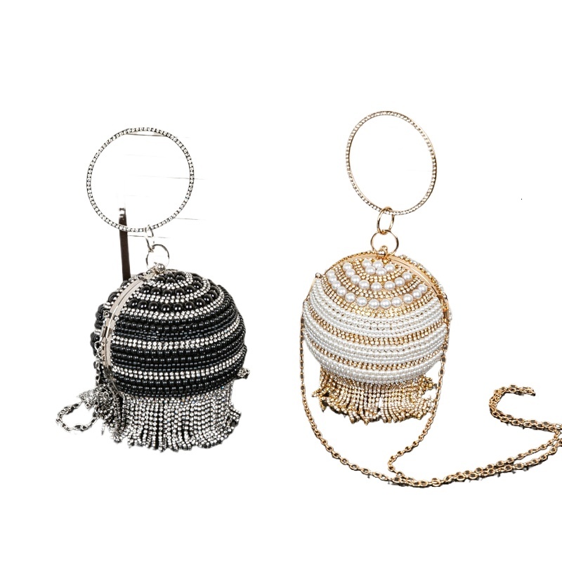 New Style Handbag Women's Banquet Small Round Bag Versatile Ball Evening Dress