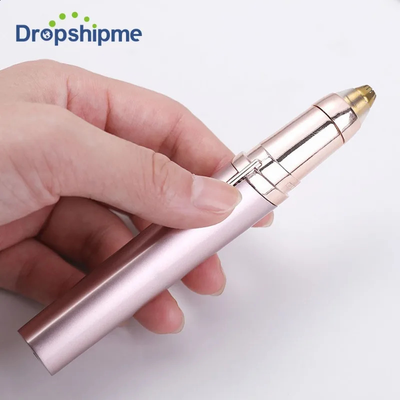 Womens Electric Eyebrow Trimmer Eye Brow Shaper Pencil Facility Face Hair Remover Women Automatic Eyebrow Shavers Pocketknife 250121