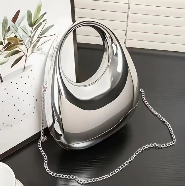 Acrylic Dinner Dumpling Armpit Fashionable And High-End, Versatile Chain, Shoulder Bag, Crossbody Bag