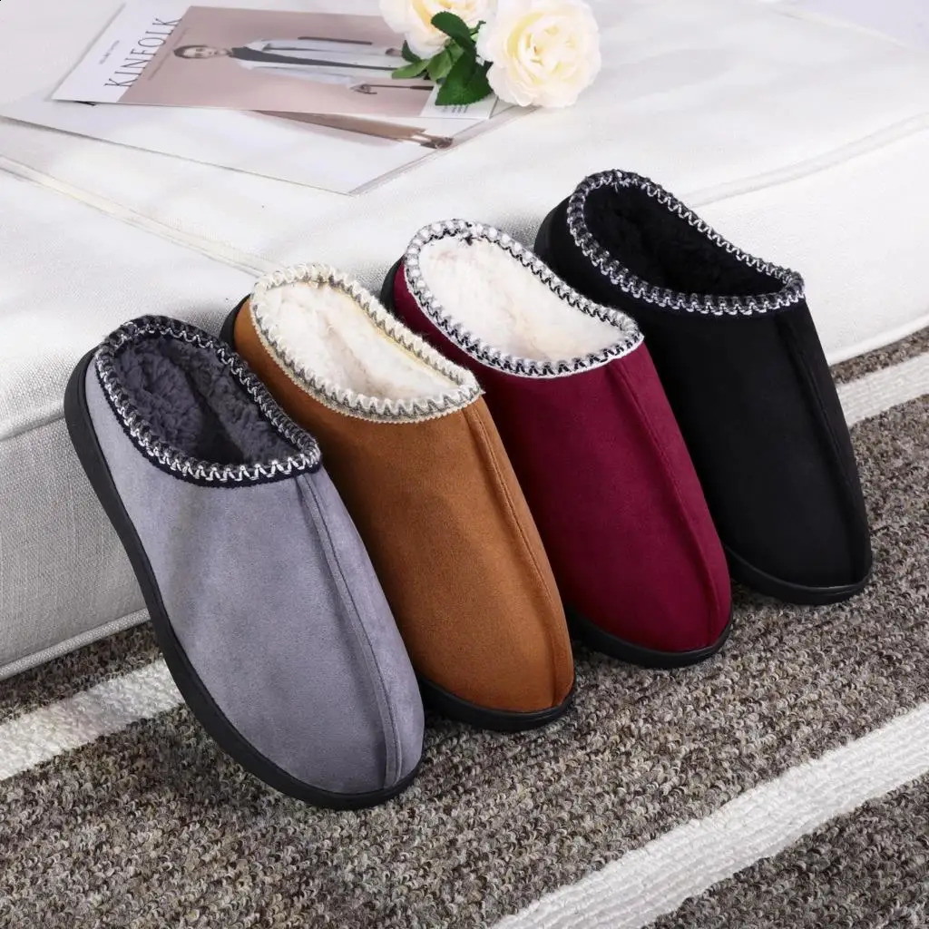 Litfun Warm Fur Women Slippers Soft Memory Foam Women Plush Flat House Slippers Indoor Non-slip Fluffy Cotton Shoes Fuzzy Slides 250113