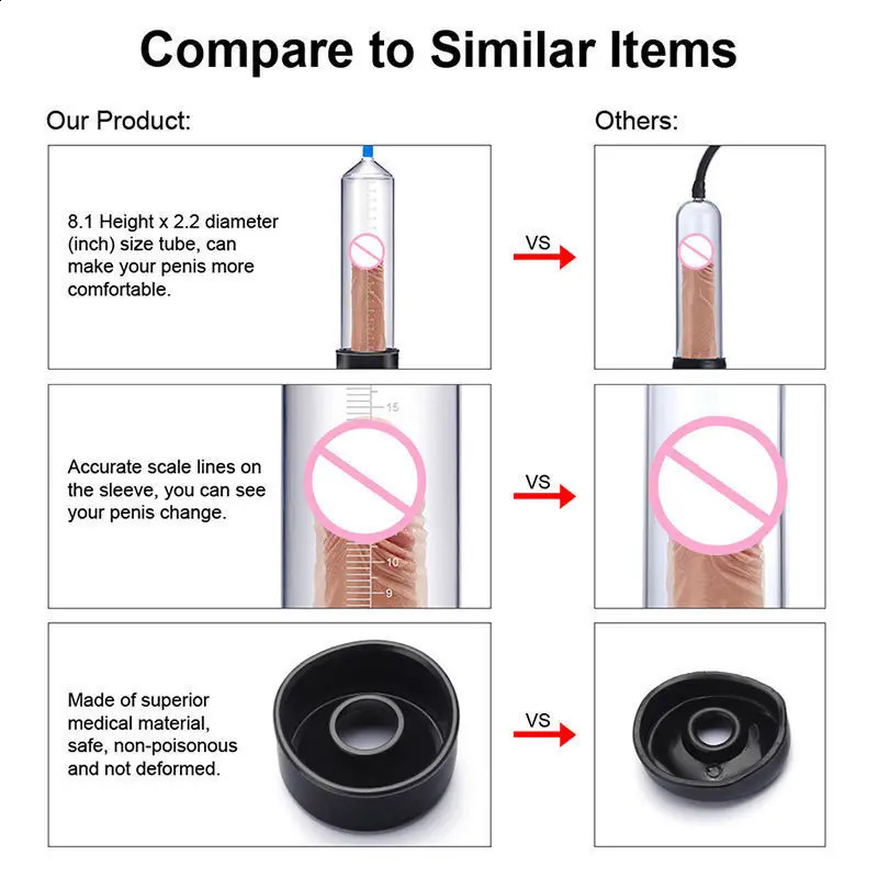 Manual Male Masturbation Penis Extender Airplane Cup Exercise Trainer Stretching Vacuum Pump Adult Sex Toy Adultos 18 250121