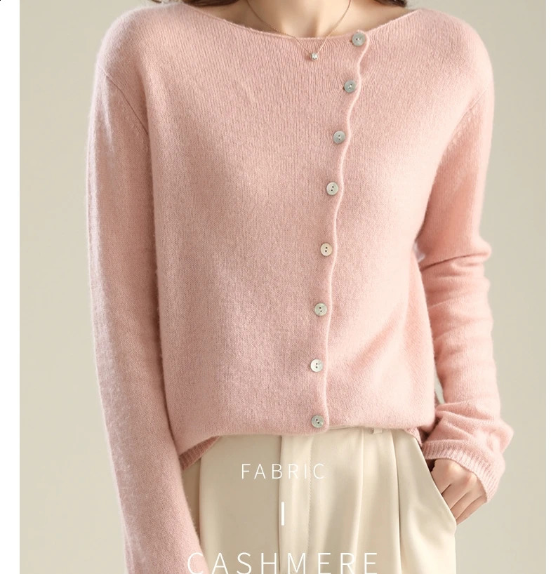 Autumn Winter Sweater Women Elegant Button n Knitted Cardigans For Women Casual Sweaters 250116