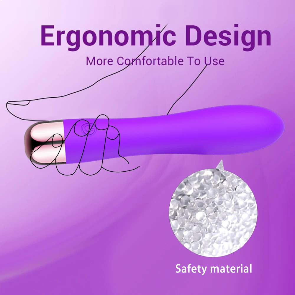 Vaginal Massager Dildo Vibrator Magic Wand Clitoris Orgasm Stimulator G Spot Nipple Silicone Adult Sex Toys For Woman Couples 250114