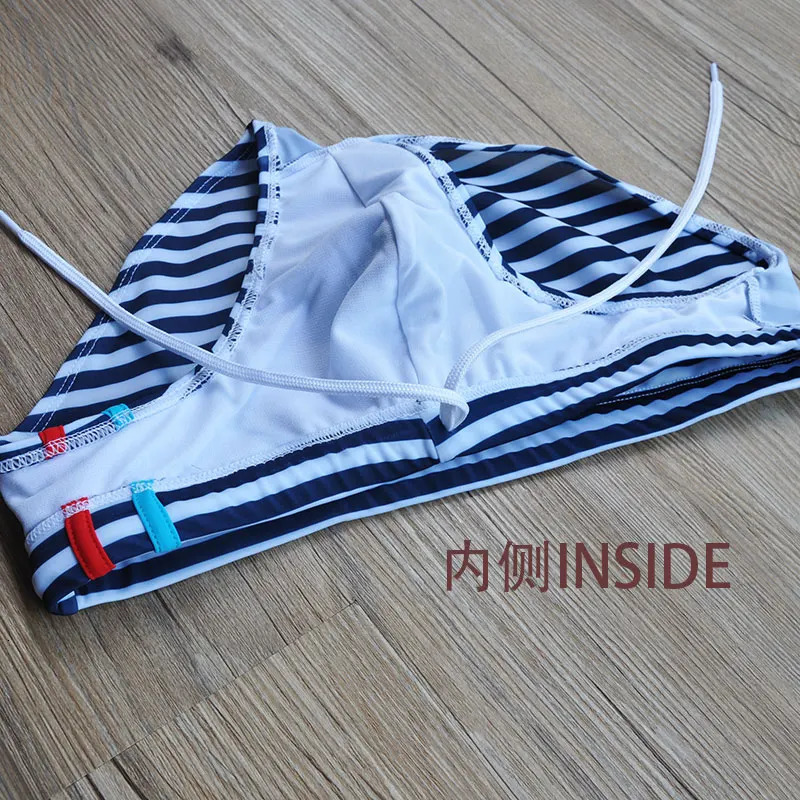 superbody Striped sexy swimwear sell swimming Trunks Mens Boxers Beach Swimwear comfortable smooth Trunks 250121