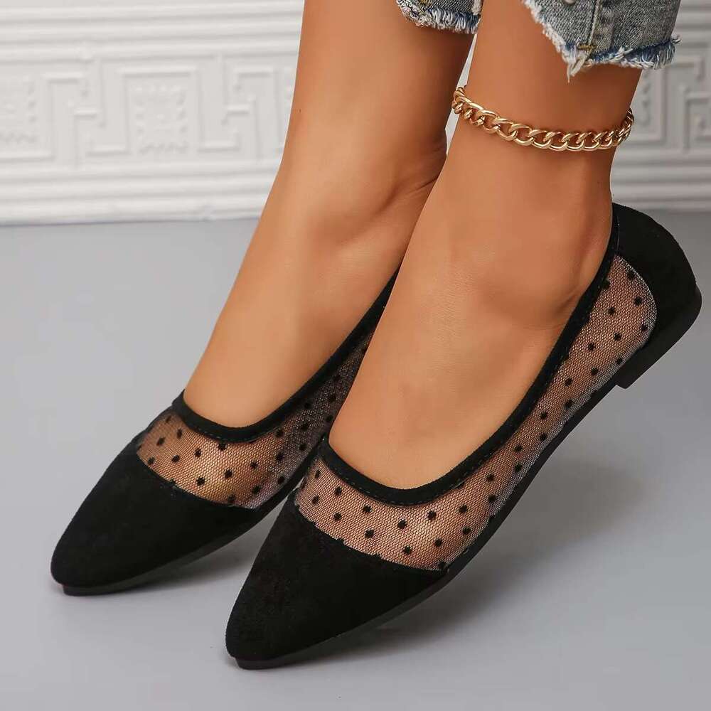 Flats New Mesh Breathable for Soft Sole Non-slip Flat Shoes Sexy Casual Loafers Designer Sneakers Women