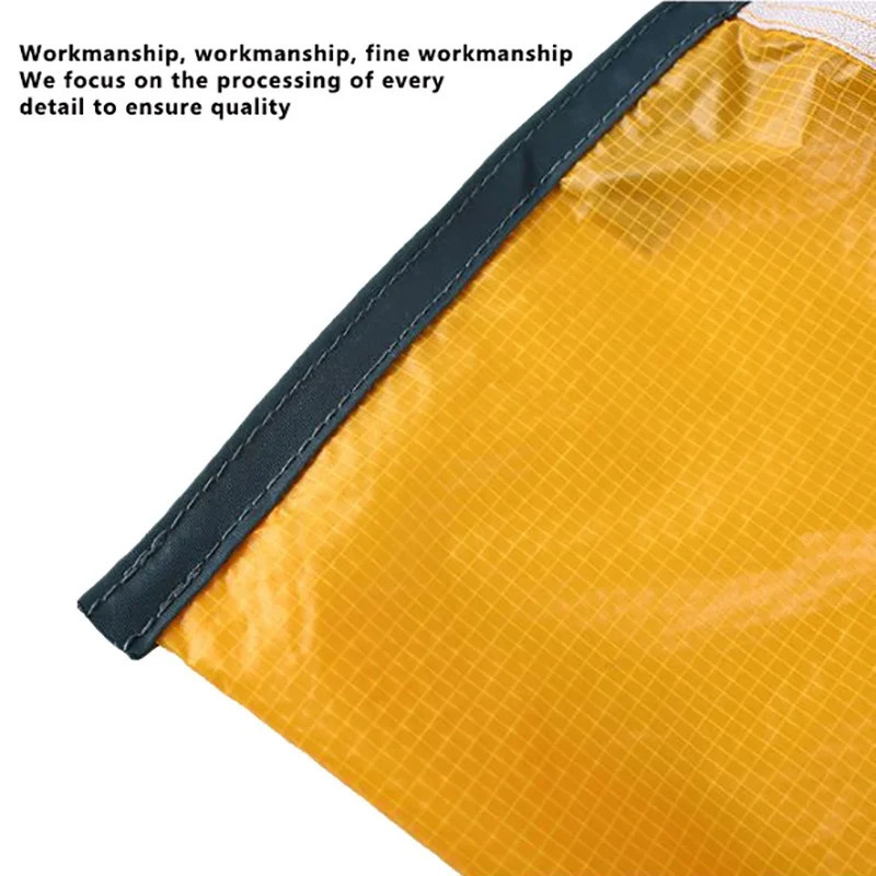 Waterproof Pocket Zipper Nylon Coated Silicon Hook Pouch Portable Organizer Reusable Outdoor Camping Hiking Storage Bag Travel 250121