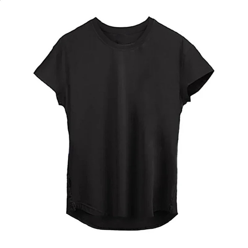 Summer Gym Clothing Cotton Bodybuilding T shirts Muscle Mens Small Sleeves Tops Tees Fitness Sports Tshirt Men Casual 250122