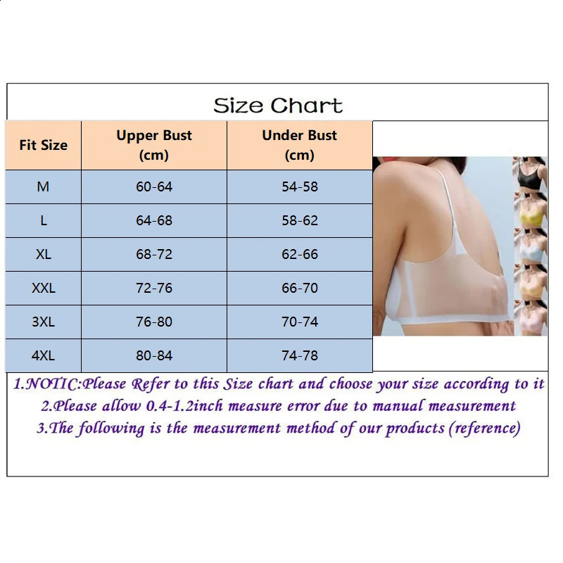FINETOO Ultrathin Seamless Bra Ice Silk Breathable Top Womens Thin Section Sling Beautiful Back Vest Wireless Bralette M4XL 250122