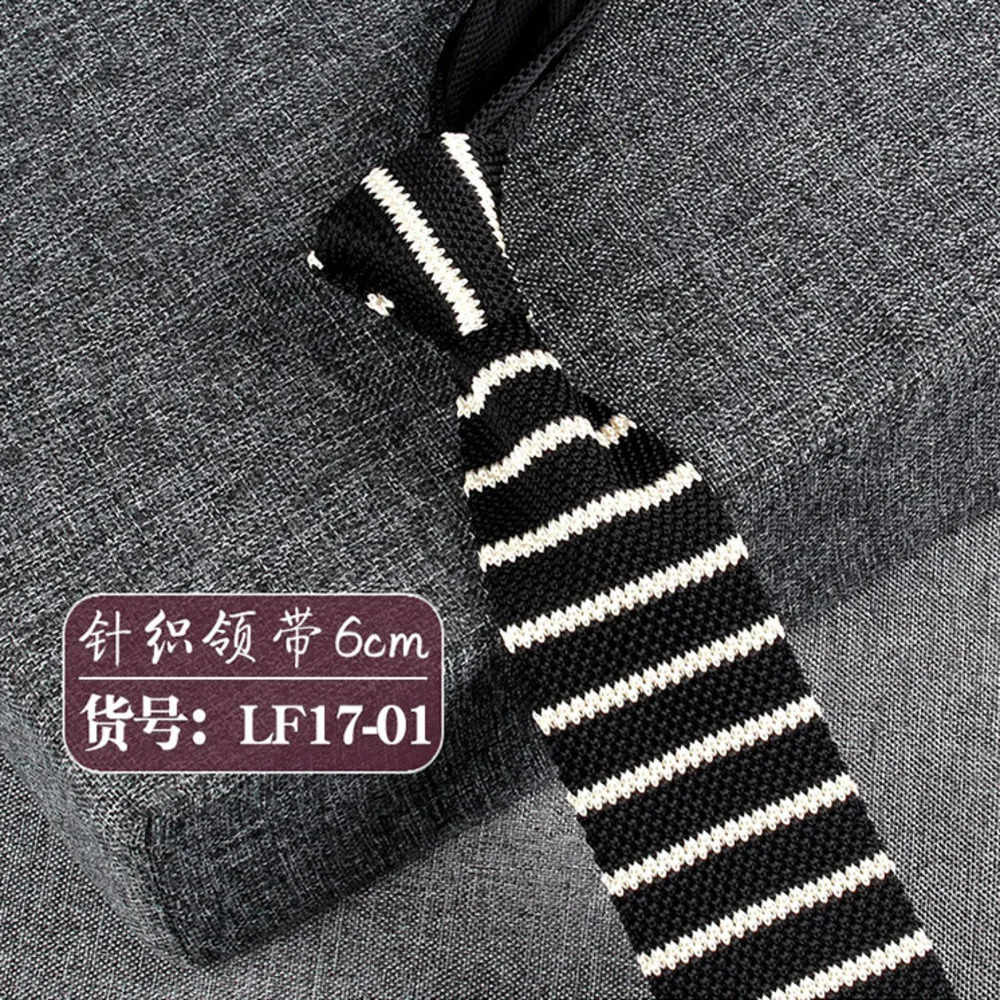 Handmade 7CM Knitted Wool Neckties Fashion British Casual Striped Ties For Men Women Green Long Cravat Neckwear Shirt Accessory 250114