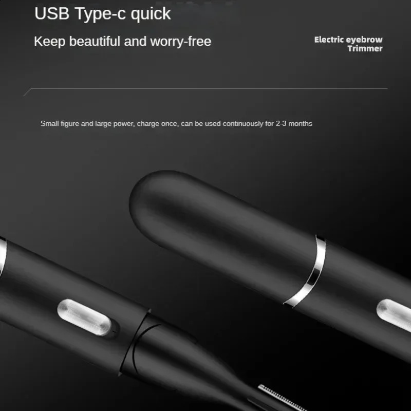 Electric Shaver Charging Electric Shaver Novice Eyebrow Scraper USB Womens Electric Eyebrow Scraper Simple and Portable 250121