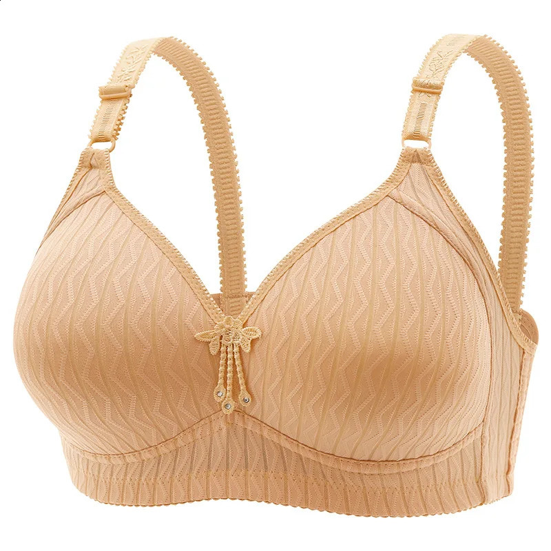 D cup bra plus size womens underwear top push up adjustable thin mold no silk comfortable 250122