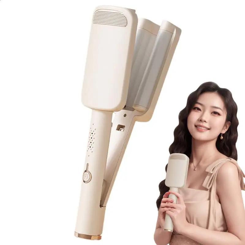 Curling Iron Hair Crimper 4 Modes Adjustable Waver Hair Tool 32mm Ionic Curling Iron Wand Scald Deep Waver Hair Curler 250121
