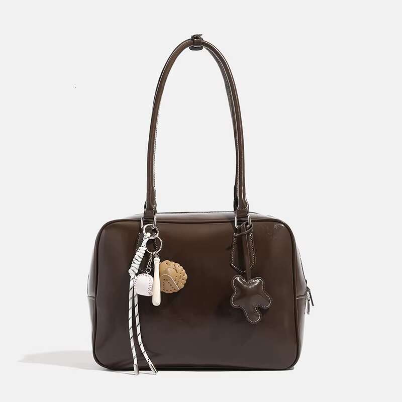 Boston Underarm Tote Bags For Women Designer Handbag And Purses 2025 New In Vintage Large Capacity Commuting Shoulder