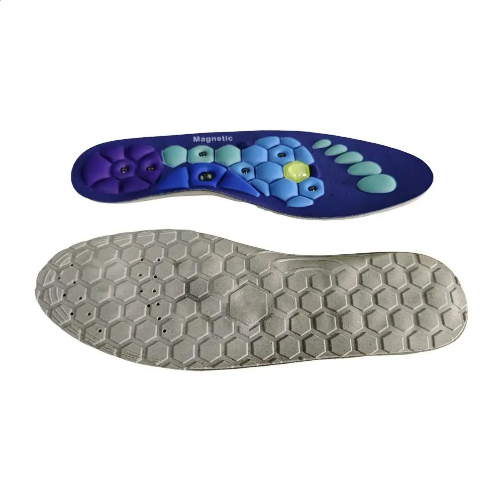 1 Pair Acupressures Insoles Akusoli Magnetic Insoles For Women Men EVA Foot Massage Orthopedic Acupressures Insoles Pads 250120