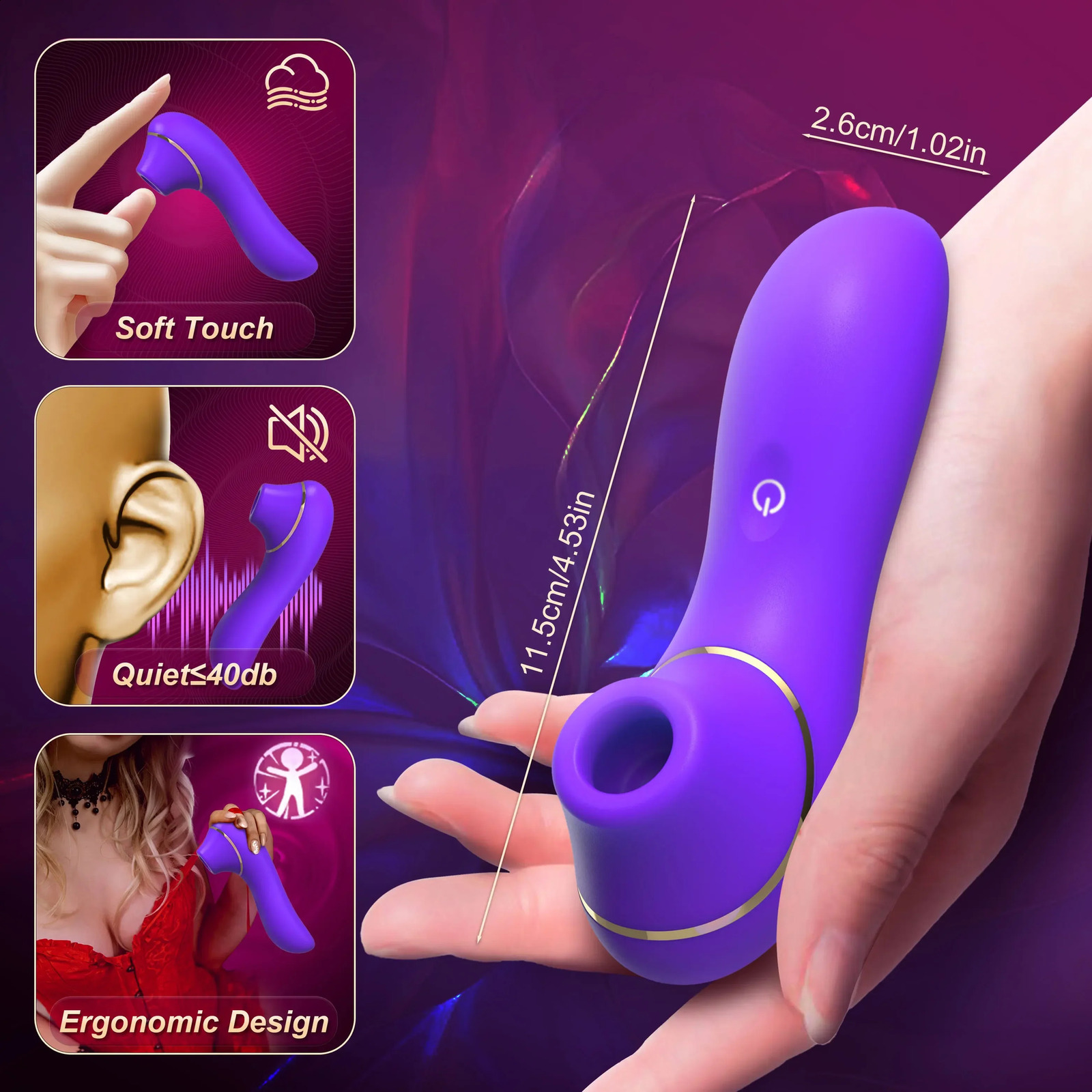 Nipple Stimulator Female Vibrator 5 Suck Mode Clitoral Massager Vagina G Spot Vacuum Massager Women Sex Toys for Adult Goods 250114