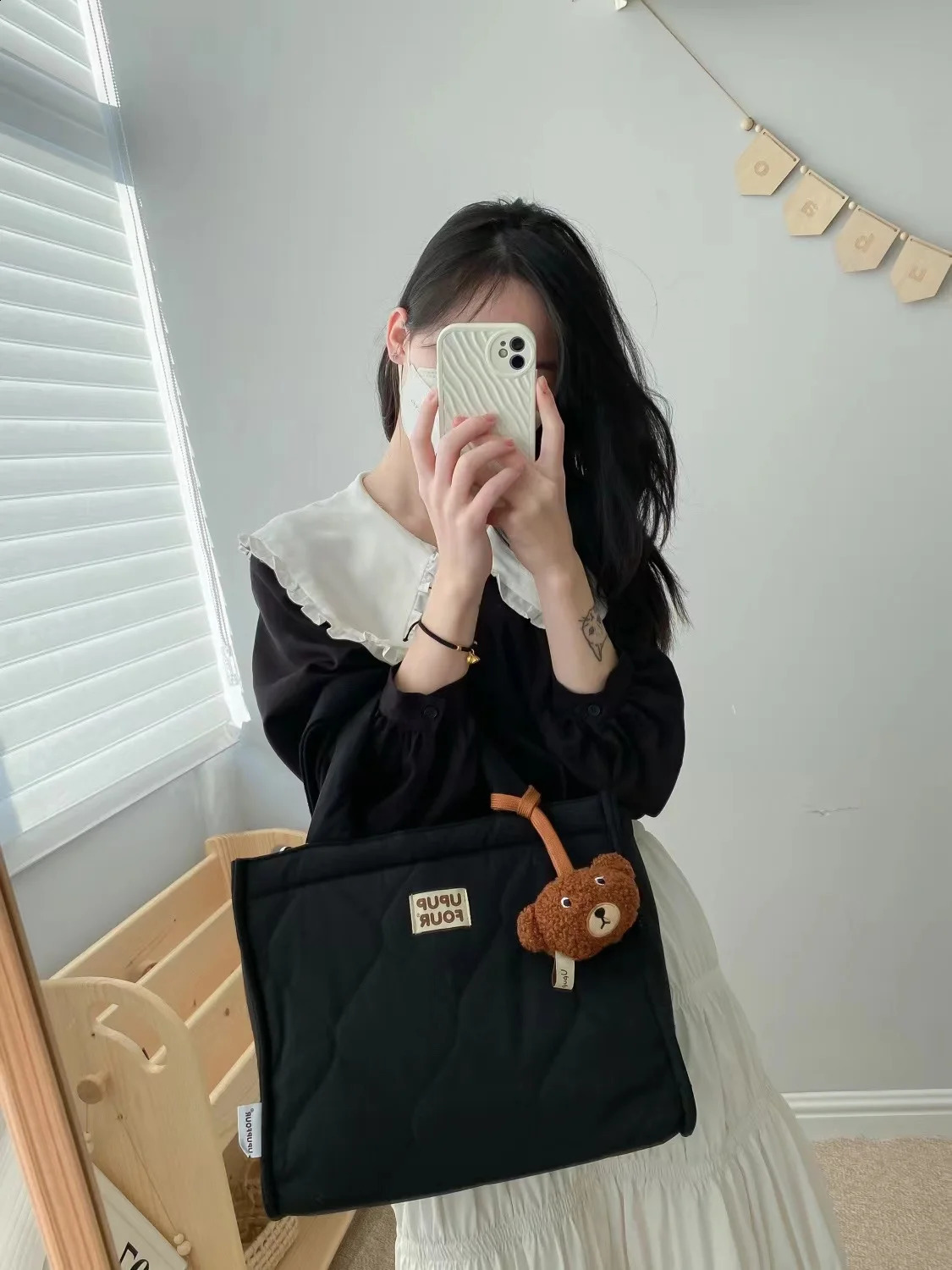 Large Capacity Mommy Bag Tote Maternity Baby Stroller Hanging Nappy Bags Multifunctional Storage Handbag Items 250117