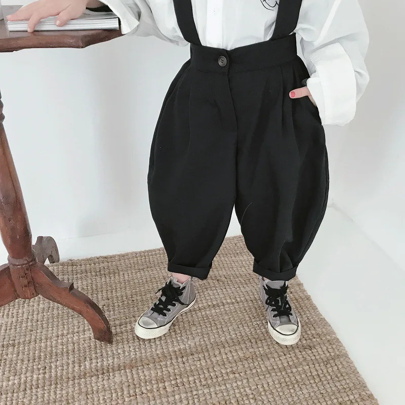 Boys And Girls Pants Small Feet Loose Bloomers Overalls Spring Autumn Fashion ChildrenS Wear Trousers 250117