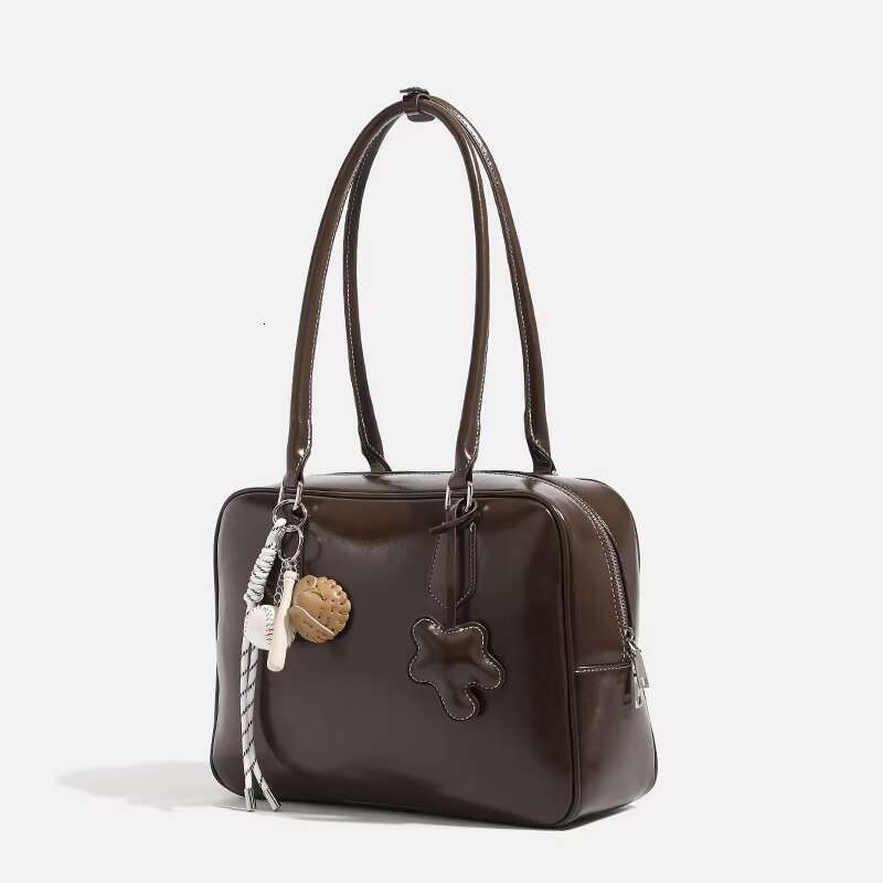 Boston Underarm Tote Bags For Women Designer Handbag And Purses 2025 New In Vintage Large Capacity Commuting Shoulder