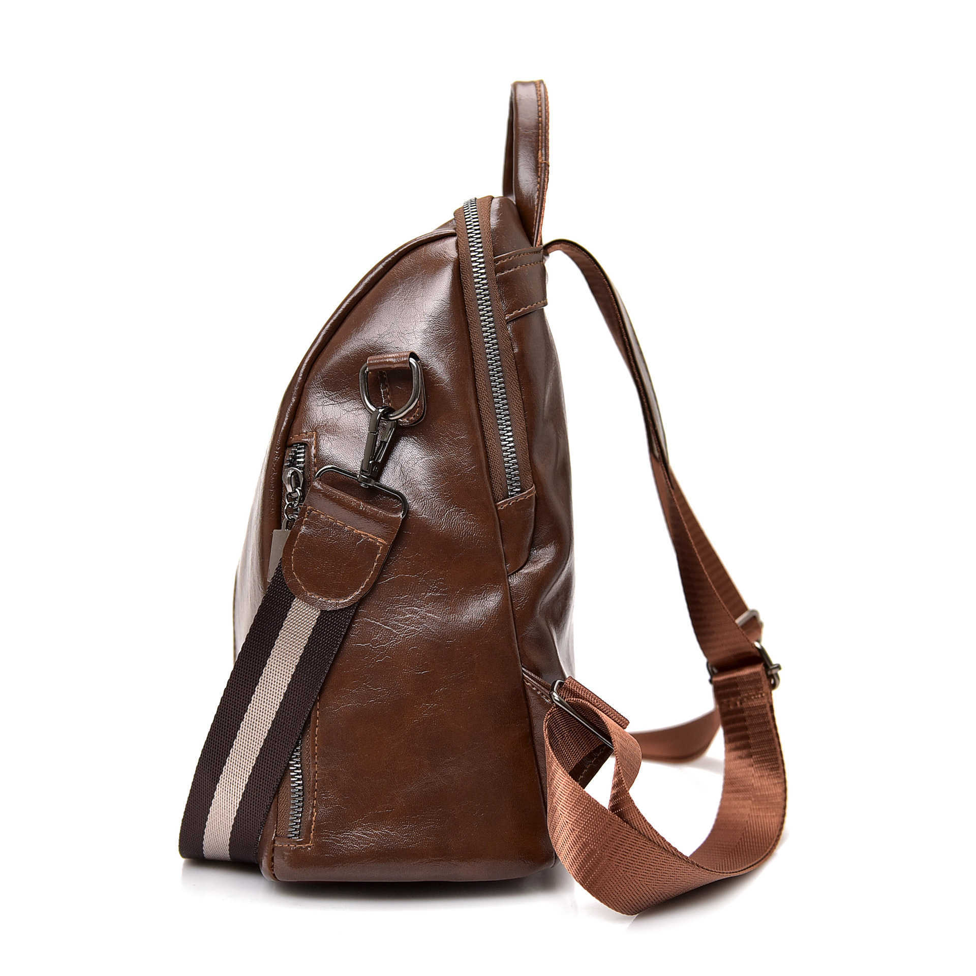 Ladies Shoulder Bag New Outdoor Soft Leather Leisure Backpack Fashion Multi purpose Commuter Womens Bag