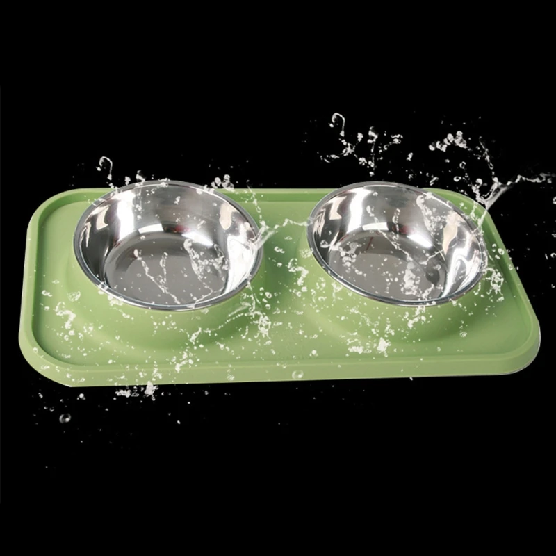 540344 Plastic cat bowls are lightweight, portable, versatile, affordable, and anti-tip, meeting basic daily needs
