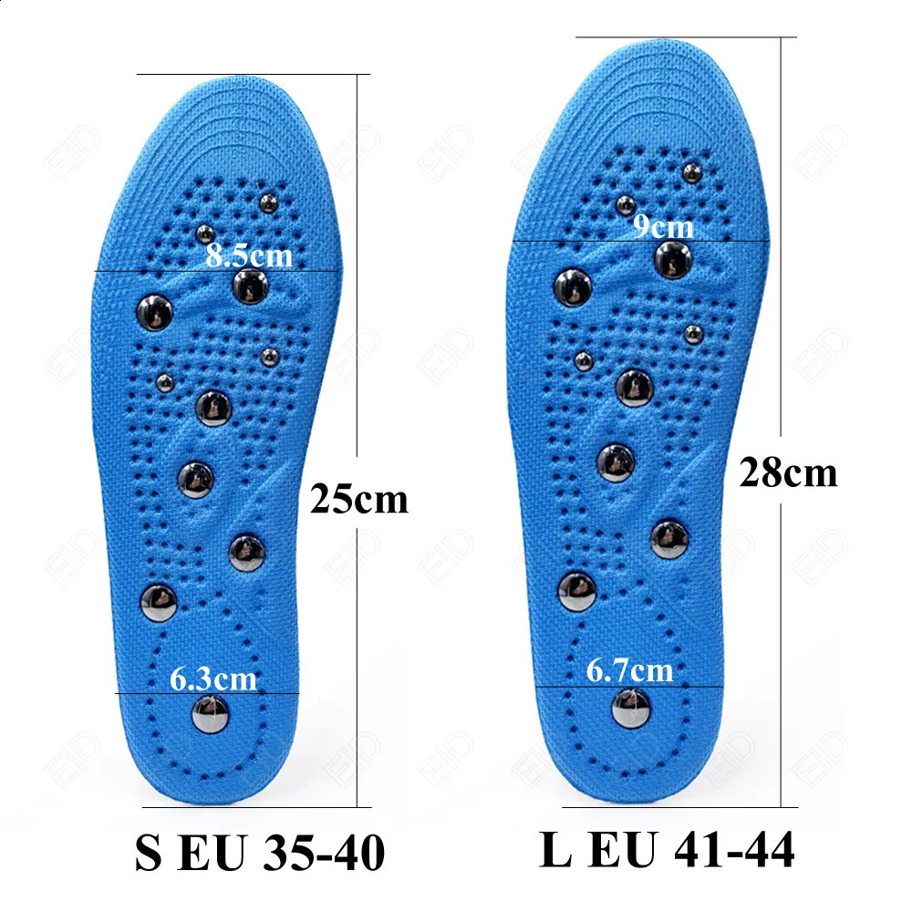 EiD High-quality Magnetic Therapy Foot Acupressure Insole Men Women Soft Sports Cushion Inserts Sweat-absorbing Deodorant Insole 250120