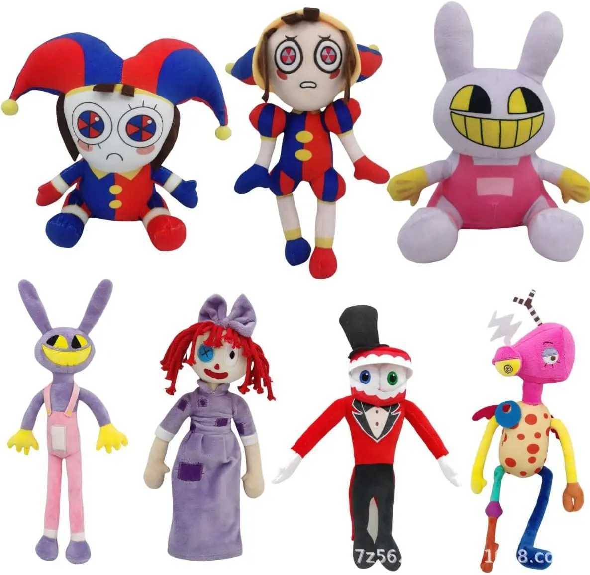 Stuffed Plush Animals Amazing Digital Circus Plush Pomni and Jax Plush Doll Toys Cute Stuffed Animals Birthday Children Christmas H241231