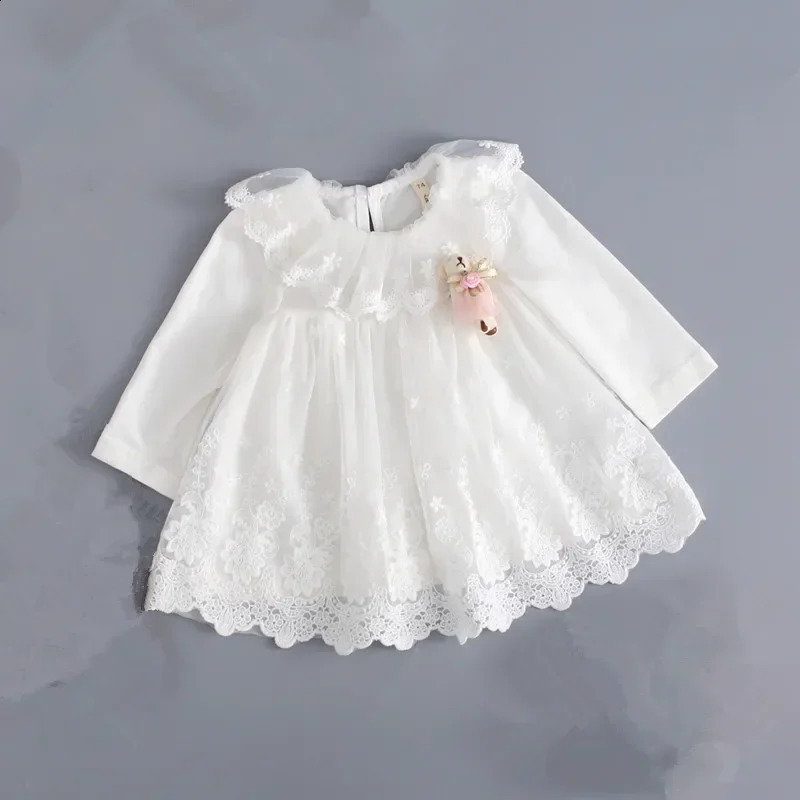 Baby Girls Clothes 1st Birthday Girls Tutu Dress Baptism Evening Party Gown Princess Kids Dresses for Girls 0-2Y 250120