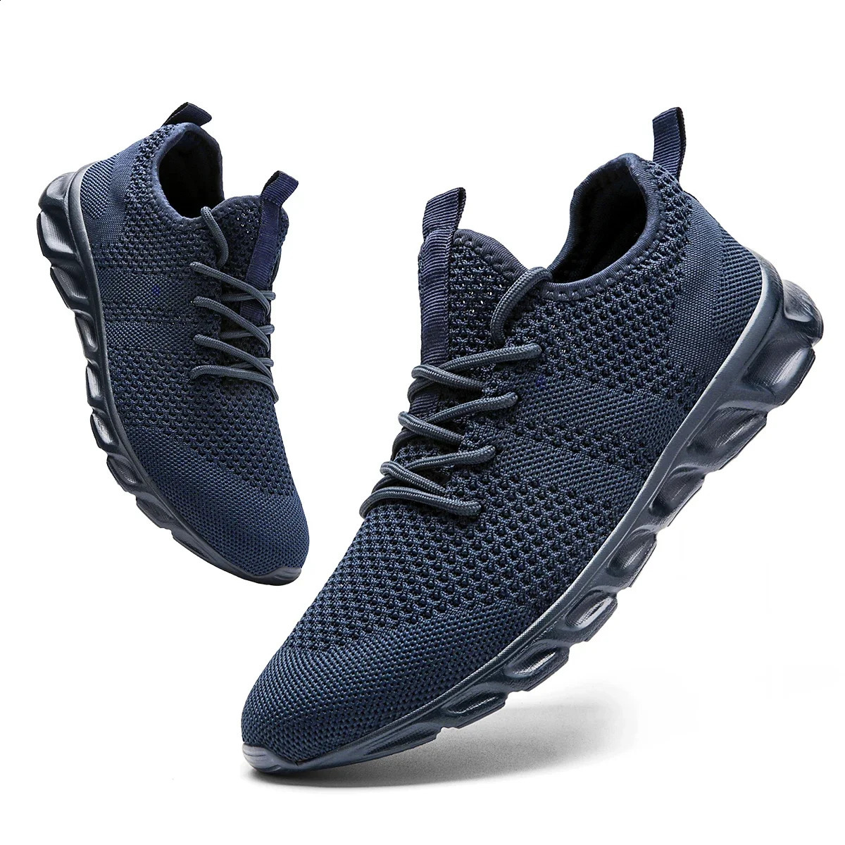 Trend mens casual shoes light sneaker white large size outdoor breathable mesh fashion sports black running tennis shoes 250122