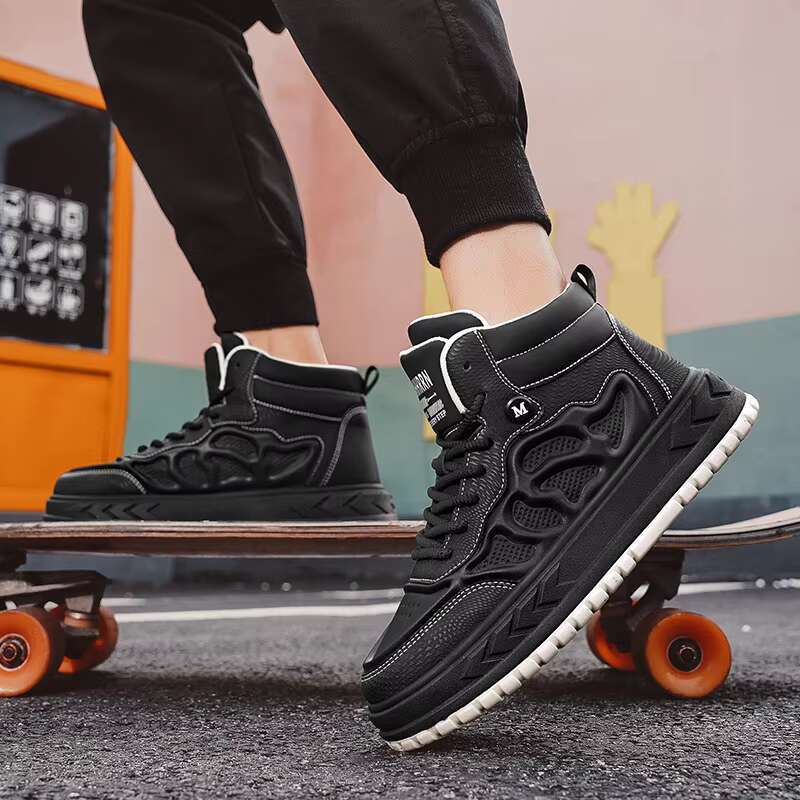 High Top Streetwear Skateboard Sneakers Men New Original Man Hip Hop Shoes Casual Platform Men Trend Sneaker atillas hombre free shipping shoes