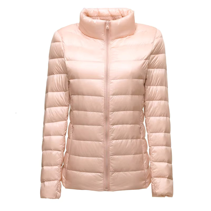 8Xl Women White Coats 4Xl 5Xl Female Ultra Light Duck Down Jackets Autumn Winter Warm Stand Collar Hiking Coat Outwear