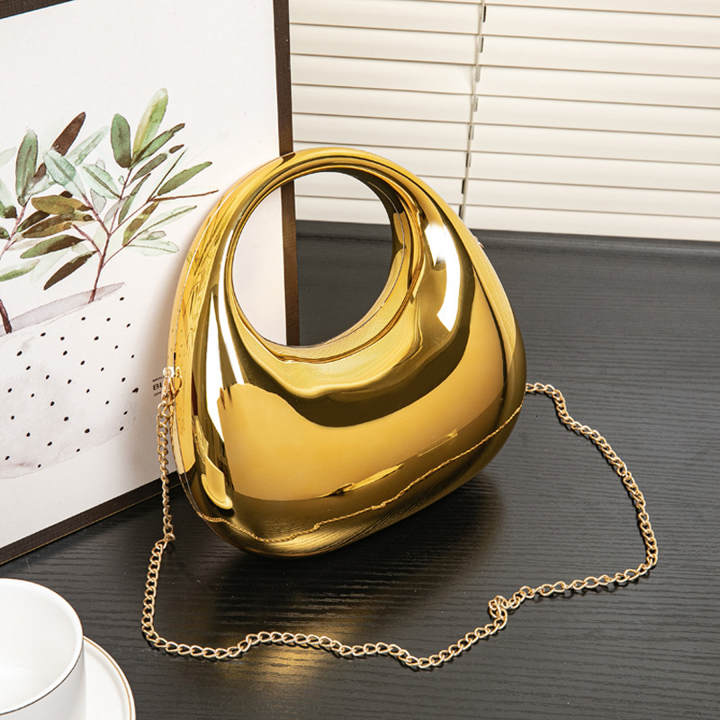 Acrylic Dinner Dumpling Armpit Fashionable And High-End, Versatile Chain, Shoulder Bag, Crossbody Bag