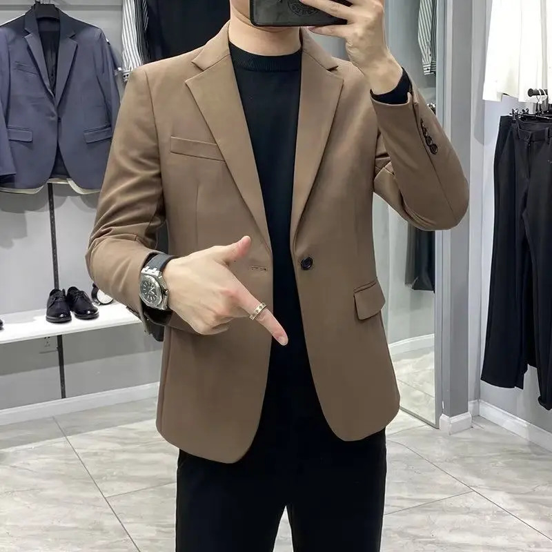 Dress Business Mens Suit Jackets Plus Big Size Oversize Coat Black Vintage Summer Classic Fashion 2024 Male Blazer in Suits 250115