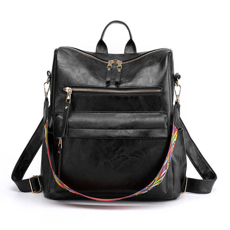 New Large Capacity Backpack Womens Backpack Leisure Travel Bag Commuter Lightweight Womens Bag