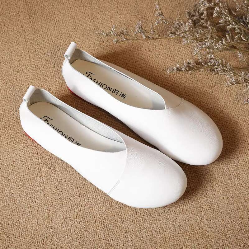 Women's Flat Handmade Women Shoes 2021 Spring/autumn New Vintage Slip on Loafers Plus Size Female Shoe atos De Mujer