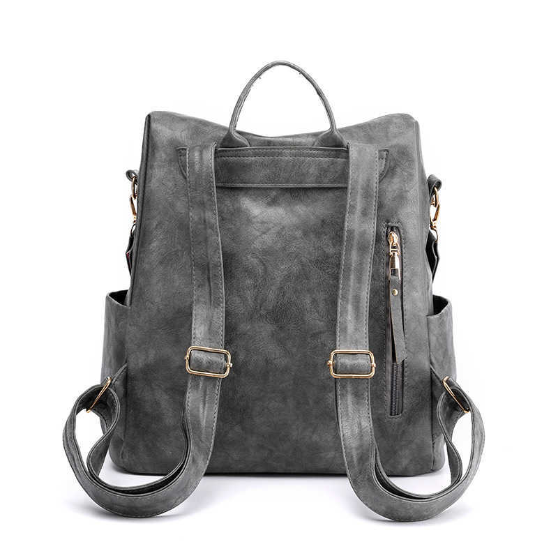 New Large Capacity Backpack Womens Backpack Leisure Travel Bag Commuter Lightweight Womens Bag