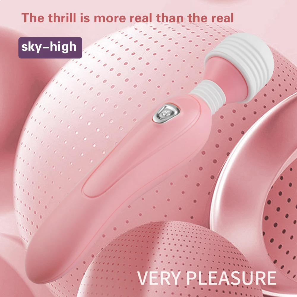 Vibrator AV Magic Wand Vibrators Powerful Clitoris Vaginal Stimulator Dildo Sex Toys For Woman Masturbator Adult Supplies 250108
