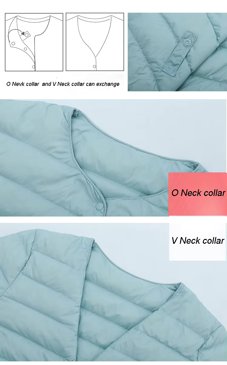 Woman Ultra Light Jacket Portable Parka Matte Fabric Casual Duck Down Coat Warm Er Lightweight Outwear Good Quality