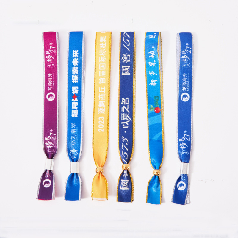 Customization Party Bracelets festival event Wristbands Customized Personalized Colored Wrist Bands for Wedding Lightweight Concert Wrist Straps with 
