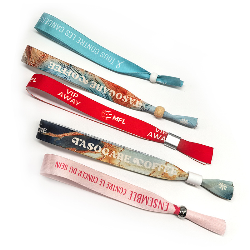 Party Bracelets festival event Wristbands Customized Personalized Colored Wrist Bands for Wedding Lightweight Concert Wrist Straps with diy logo