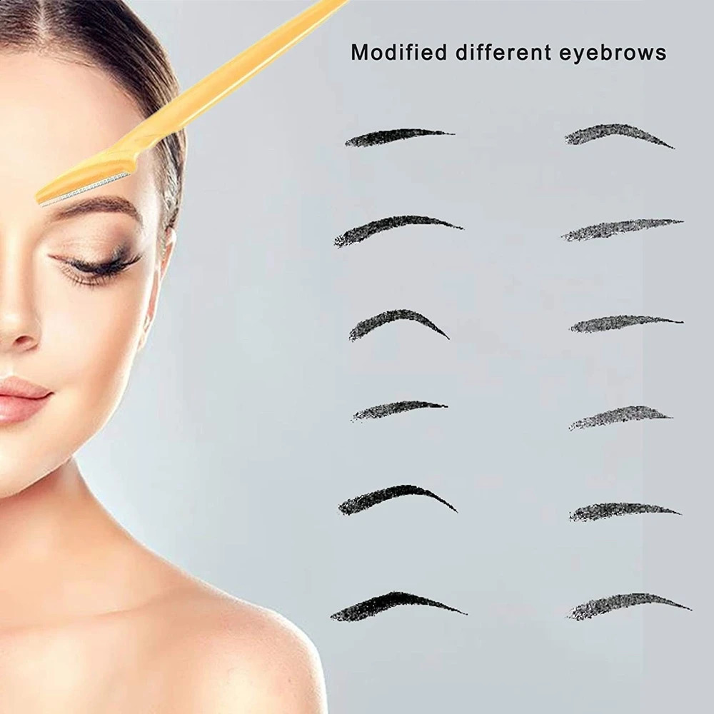 100/50/20pcs Eyebrow Trimmer Eyebrow Razor Shaver Blade Eye Brow Shaper Face Razor Facial Hair Remover for Makeup Tools 250121