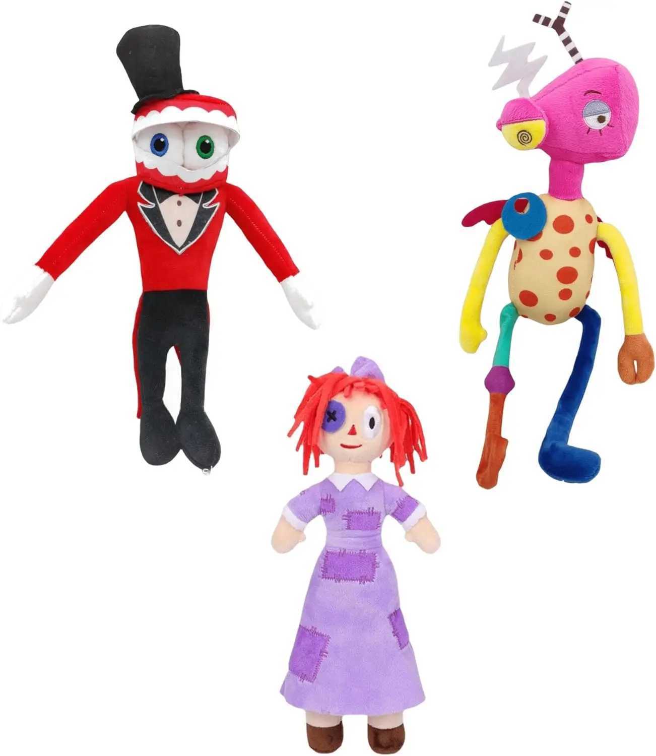 Stuffed Plush Animals Amazing Digital Circus Plush Pomni and Jax Plush Doll Toys Cute Stuffed Animals Birthday Children Christmas H241231