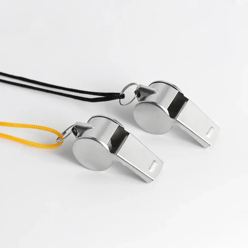 Metal Whistle Referee Sport Rugby Stainless Steel Whistles Soccer Football Basketball Party School Cheerleading Tools y250107