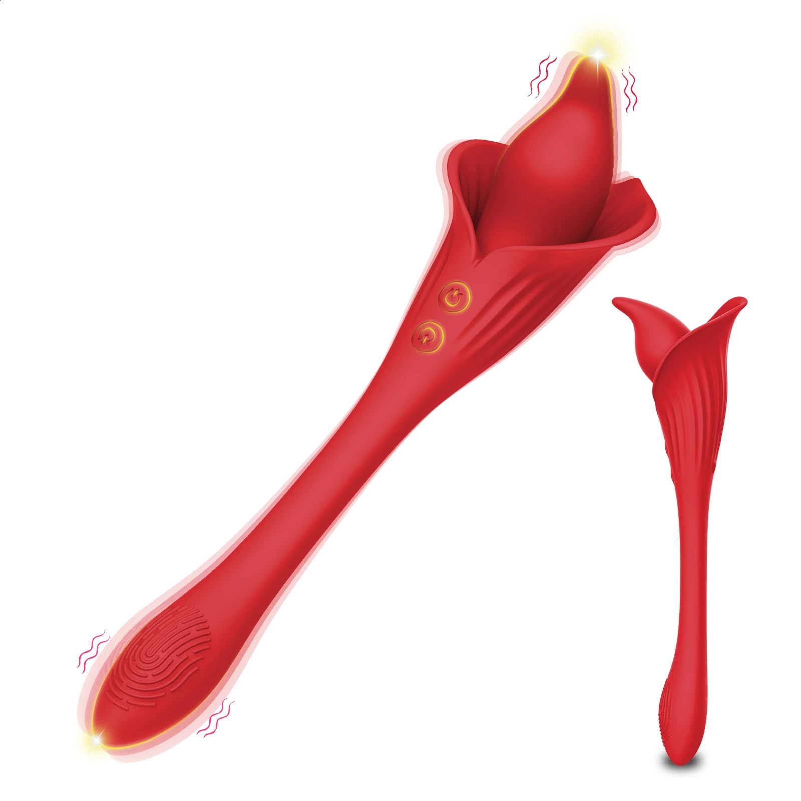 G-spot Clitoral Vibrator Sex Toy - 2 in 1 Powerful Nipple Clitoral Massager Adult Toy Dildo with 10 Vibration Modes Waterproof 250114