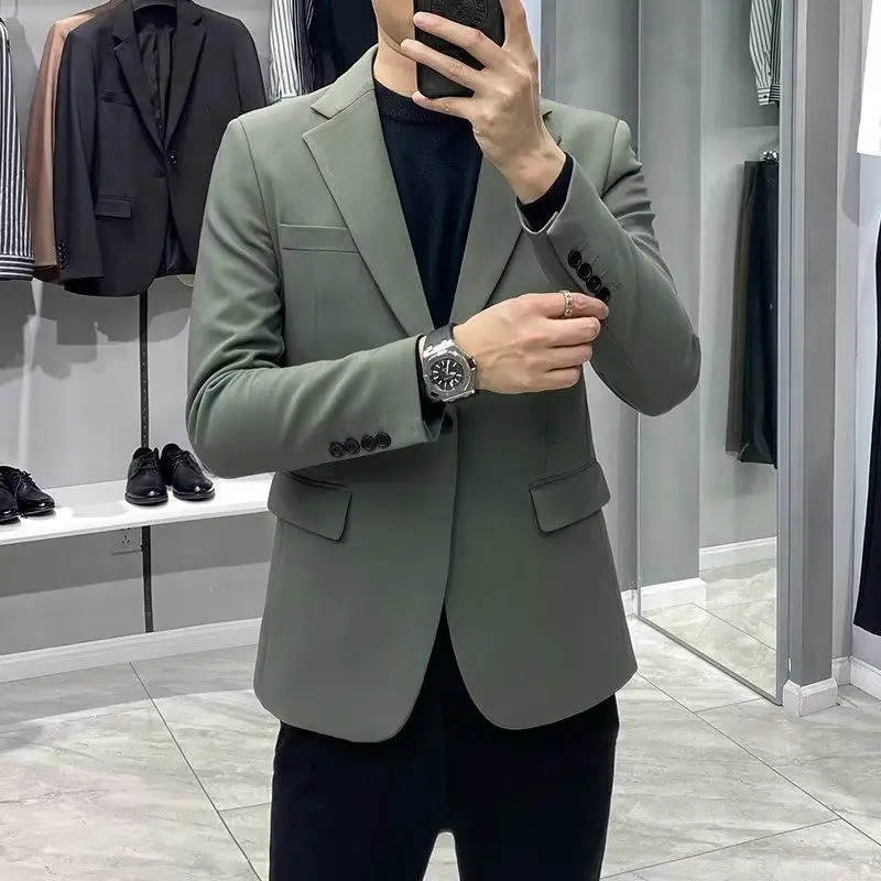 Dress Business Mens Suit Jackets Plus Big Size Oversize Coat Black Vintage Summer Classic Fashion 2024 Male Blazer in Suits 250115