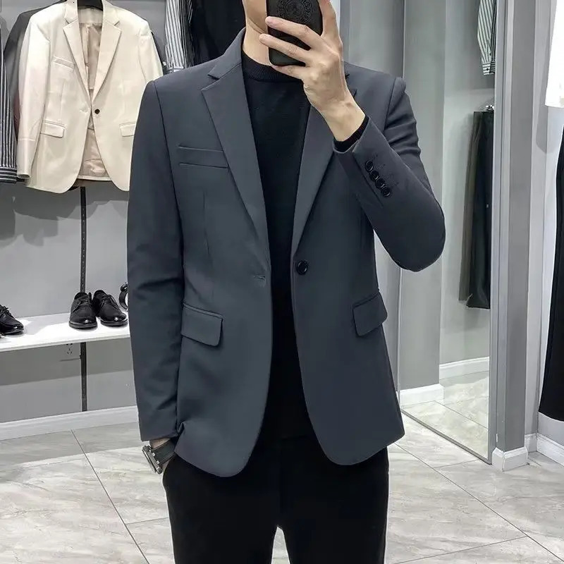 Dress Business Mens Suit Jackets Plus Big Size Oversize Coat Black Vintage Summer Classic Fashion 2024 Male Blazer in Suits 250115