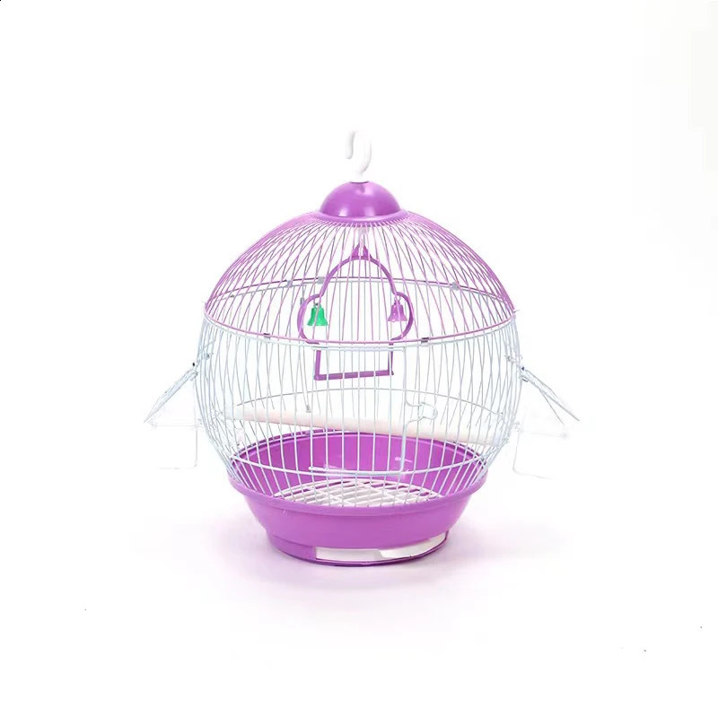 Mini Spherical shapeBirdcage Standing Ornamental BirdCage Easy To Clean Breeding Bird Flight Cage Home Crate Parrot Nest 250121