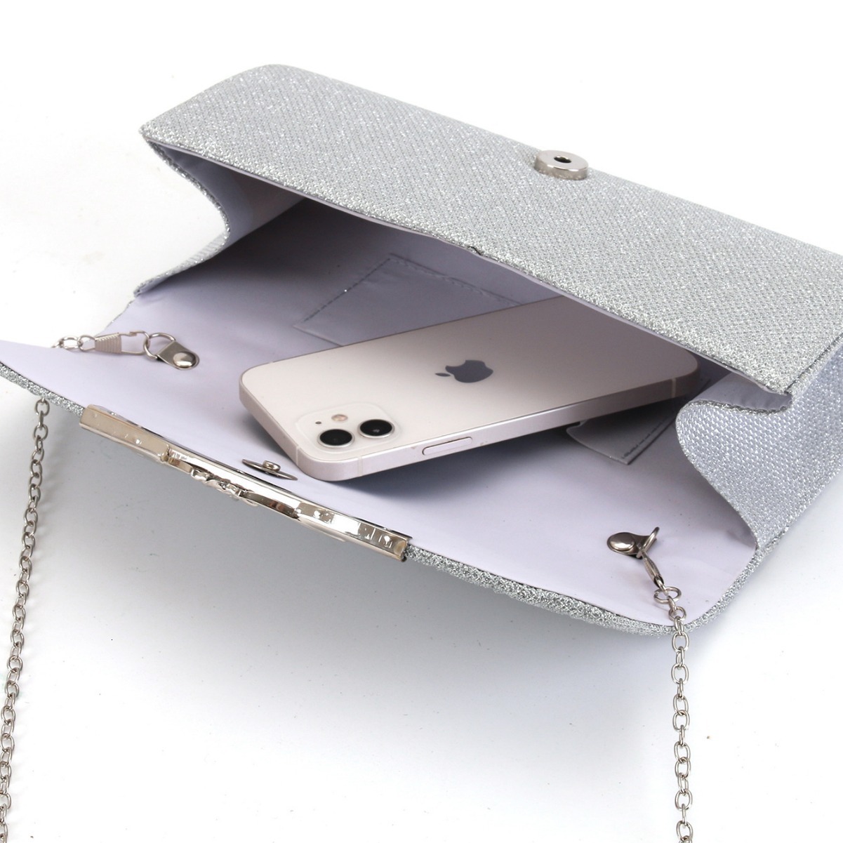 Clutch Women's Dinner Chain New Makeup Handbag Round Bottom Evening Bag