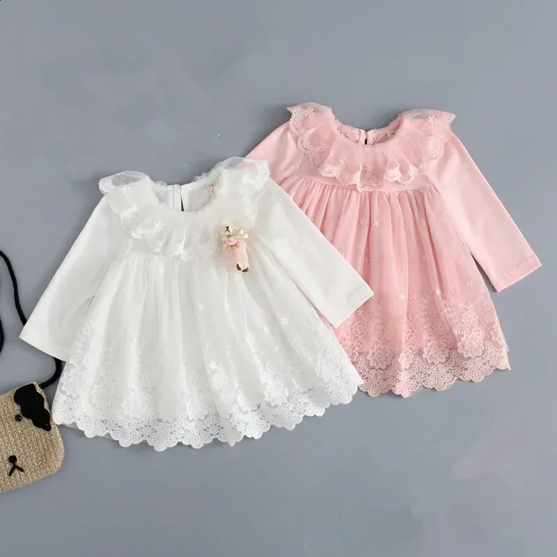 Baby Girls Clothes 1st Birthday Girls Tutu Dress Baptism Evening Party Gown Princess Kids Dresses for Girls 0-2Y 250120